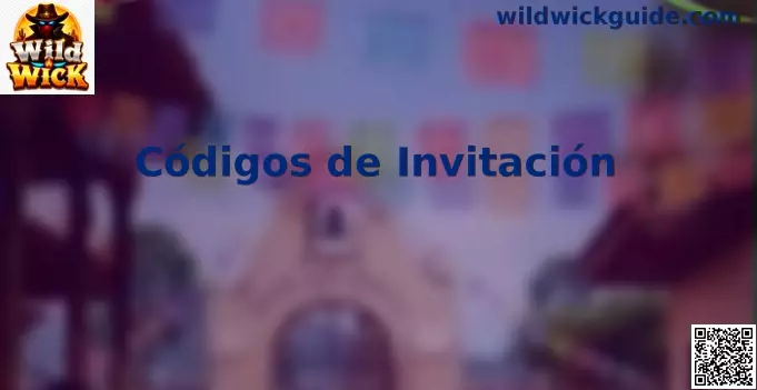 Interfaz de códigos de invitación en Wild Wick México