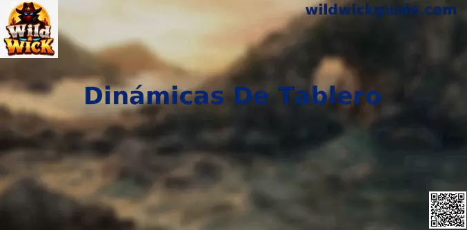 Dinámicas de tablero de Wild Wick con elementos de juego organizados sobre una superficie estratégica