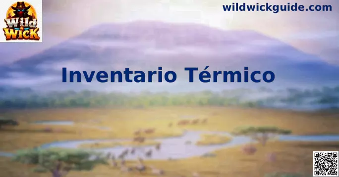 Inventario Térmico de Wild Wick con velas, brasas, amuletos y recursos organizados por calor